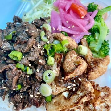Carne asada bowl
