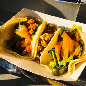 Asian Veggie Stir Fry Tacos