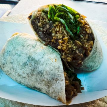 Korean BBQ Beef Burrito