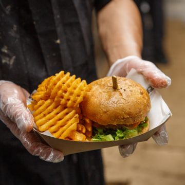 Southwestern Black Bean Burger