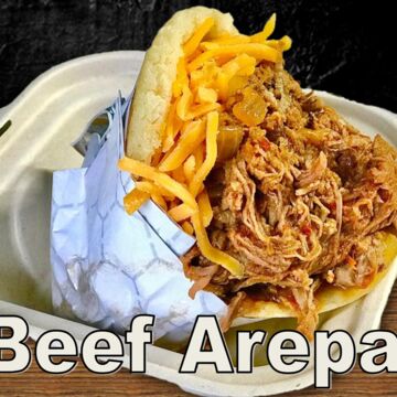 Beef Arepa