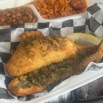 Fry whiting fish