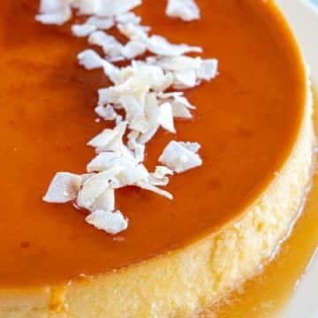Coconut flan