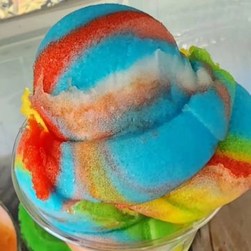 Rainbow Italian Ice 