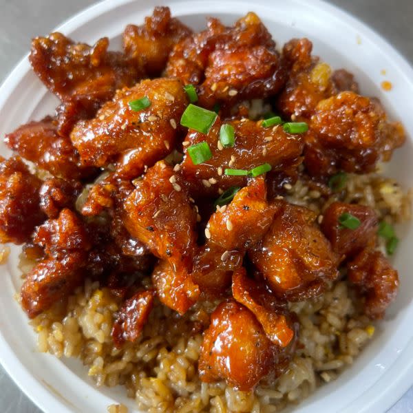 Caramel Orange Chick w/ Fried Rice