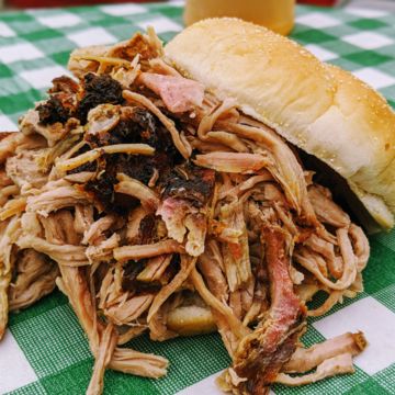 Applewood Smoked Pulled Pork Sandwich