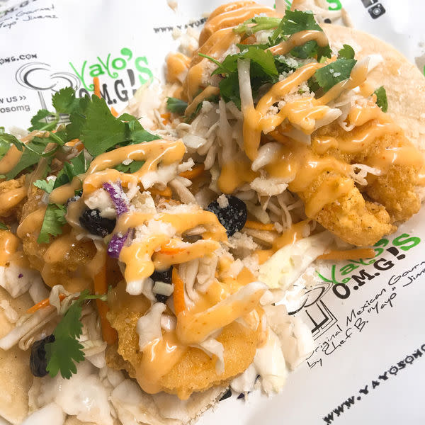 Money & Marriage Shrimp Taco Combo