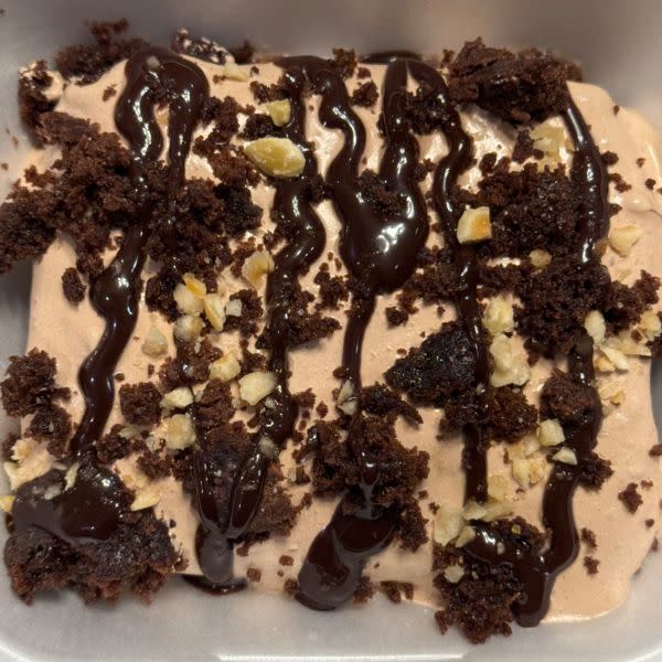 Home made Max's iced fluffy Milk cake