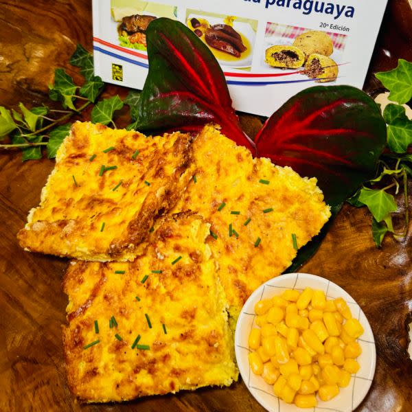 Chipa-Guazu (corn soufflé)