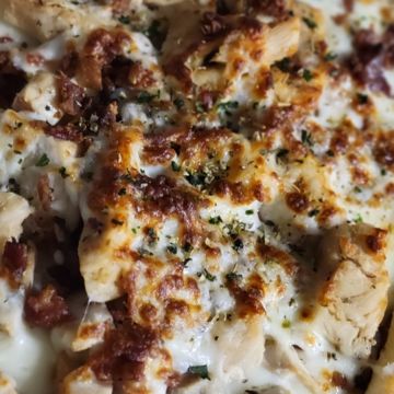Chicken and Bacon Ranch Flatbread