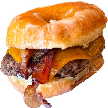 Donut Bacon Cheeseburger