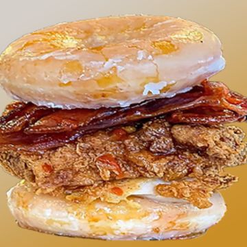 Bacon Donut Chick N Cheese