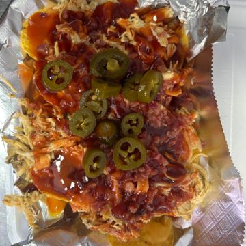 Bubbas Spicy Bbq Chicken Nachos