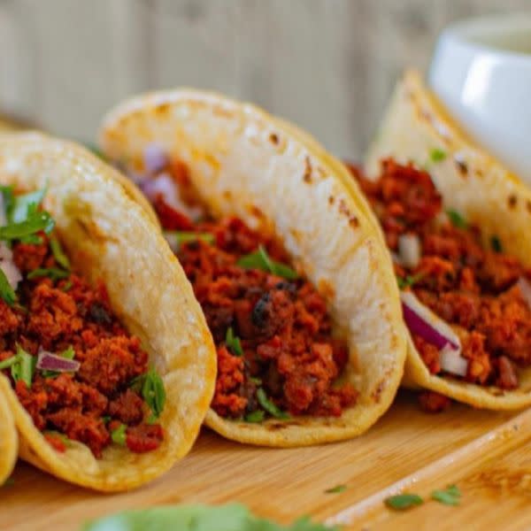 4 Chorizo Tacos