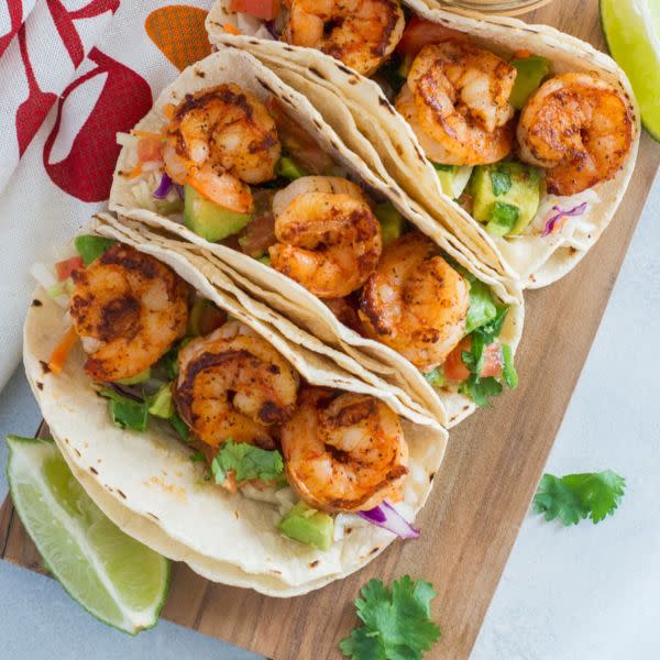 4 Shrimp Tacos