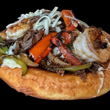 Indigenous cheesesteak taco