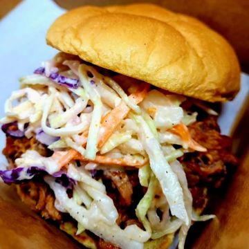 Smoked Pulled Pork Sandwich