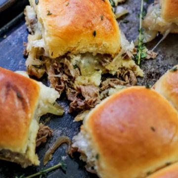 Philly Cheesesteak Sliders