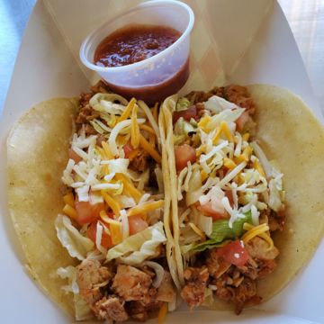 Chicken Tacos Plate