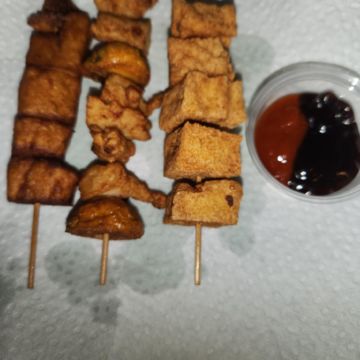 Tofu deep fried 6” skewer