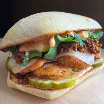 Shrimp Chorizo Sandwich