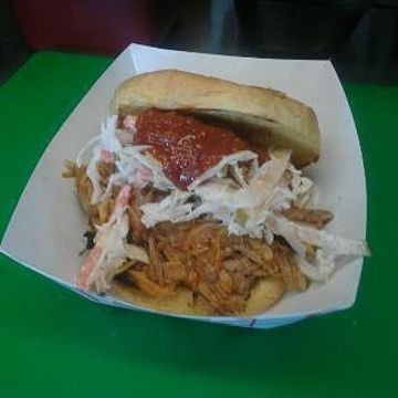 Barbecue Pulled Pork Sandwich