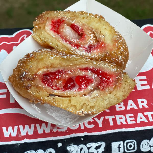 Fried Strawberry Shortcakes