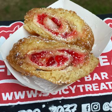 Fried Strawberry Shortcakes