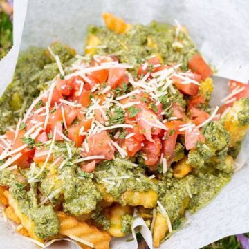 Pesto Parmesan Fries