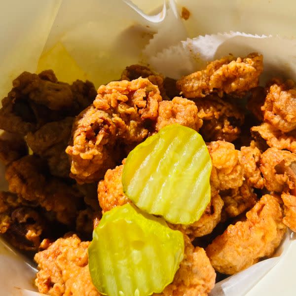 Fried gizzards