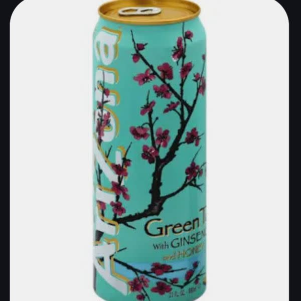 Canned Arizona Green Tea Tall boy with Ginseng and Honey
