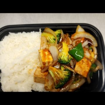 Tofu Teriyaki Rice Platter