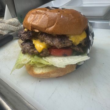 Double cheeseburger