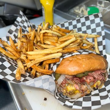 Pastrami burger