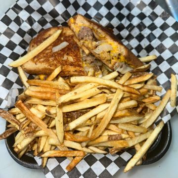 Patty meal sandwich