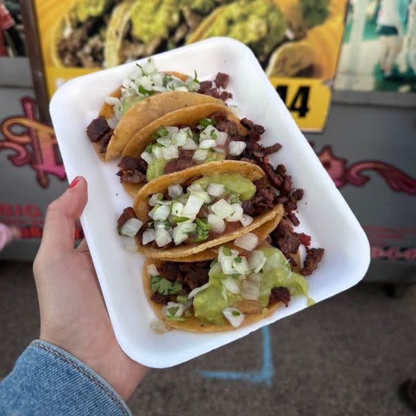 4 Tacos on Mini Flour Tortillas