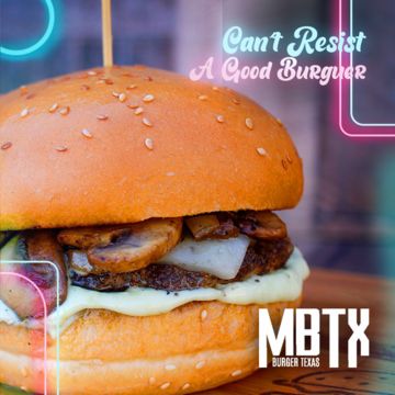 Mushroom Swiss Burger