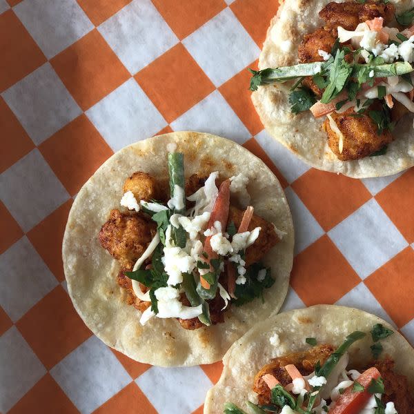 Nashville Hot Cauliflower Taco