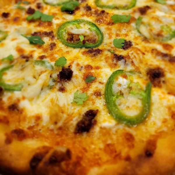 September Pizza Special : Spicy Crab-Rizo