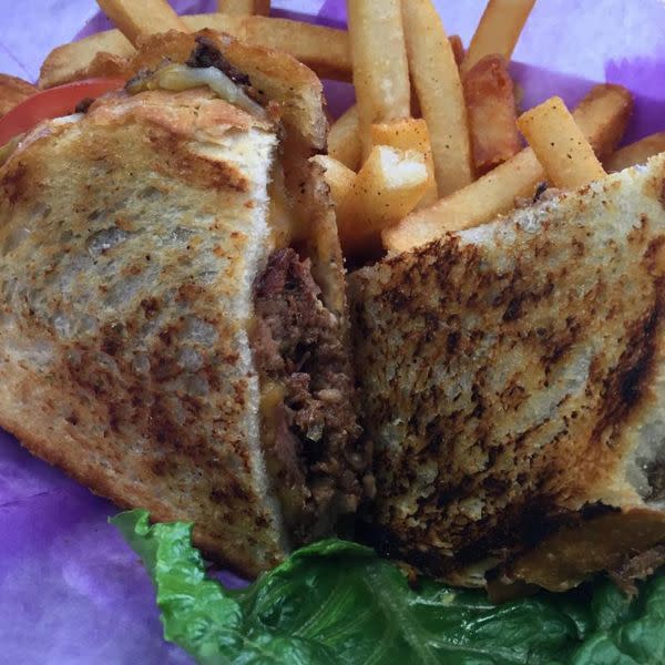 Brisket Grilled Cheese Basket