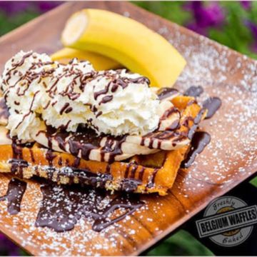Banana Bomb Waffle