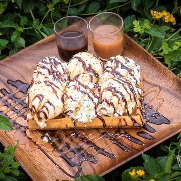 We Scream for Ice Cream Waffle