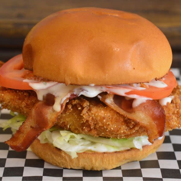 Bacon Chicken Club Sandwich