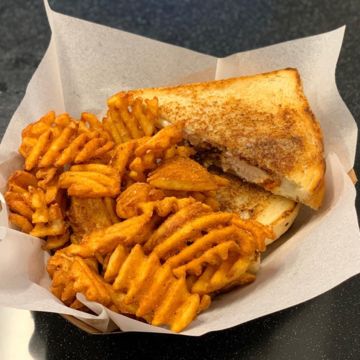 Buffalo Chicken Grilled Cheese