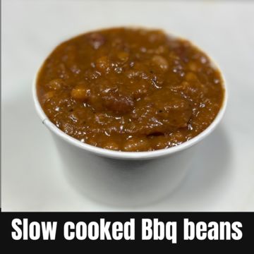 Slow cooked Bbq beans