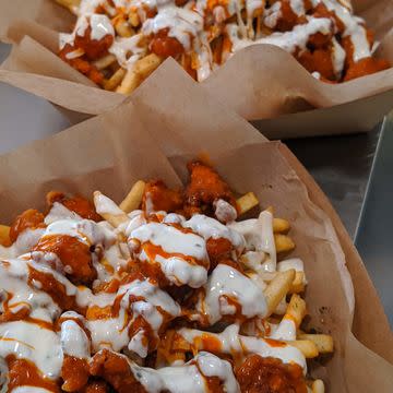 Crispy buffalo chicken Fries