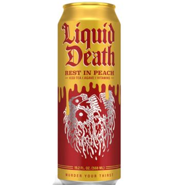 Liquid Death Peach Tea