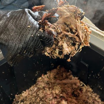 Chunky pulled pork