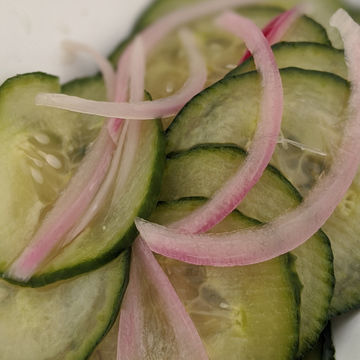Cucumber & Onion Salad 