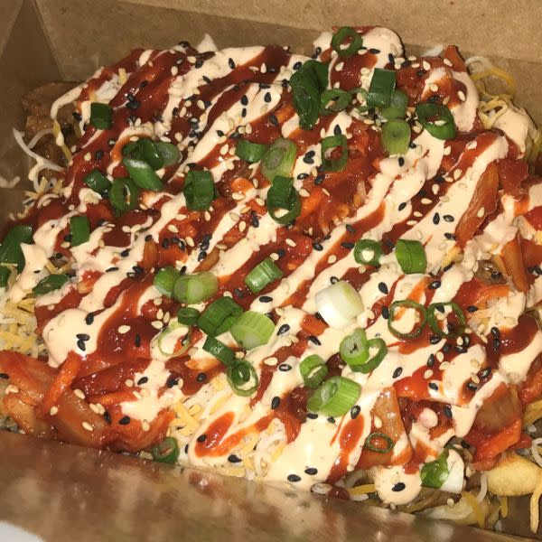 Korean Pork Belly KimChi Fries